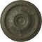 Ekena Millwork Oslo Ceiling Medallion (Fits Canopies up to 7 5/8"), Hand-Painted Witch Hazel, 38 3/8"OD x 2 7/8"P CM38OSWHF - alternate 1